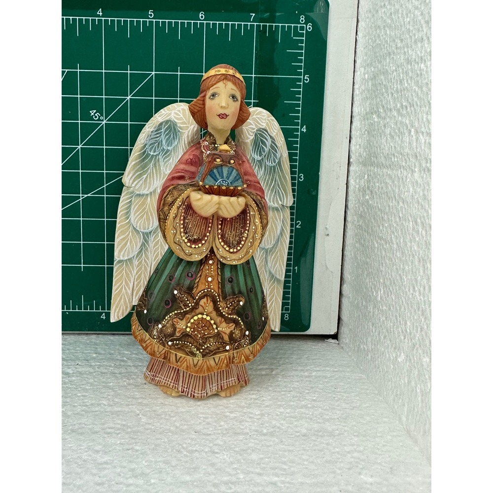 G. DeBrekht The Gift Angel Treasure Chest Figurine #55221 Limited Edition   HTF
